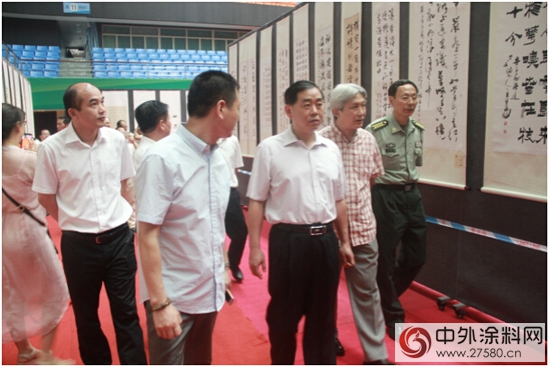 三棵樹洪傑出席第二屆中華媽祖文化全國書(shu) 法篆刻大展開幕儀(yi) 式"102327"