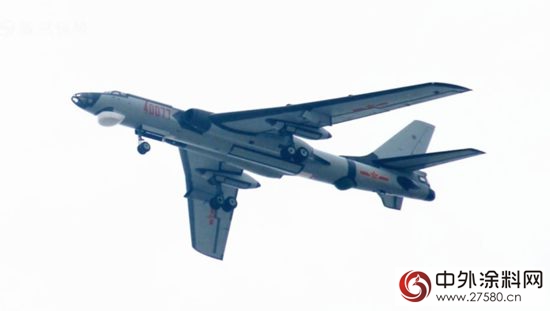 轟6G機身現不明黑色塗料 或為(wei) 局部隱身測試"106922"