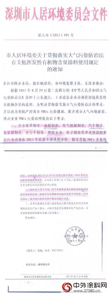 深圳再次發文強調使用水性漆 嘉寶莉水性木器漆迎來契機