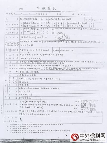 中國塗料進化史之民國前後"107884"