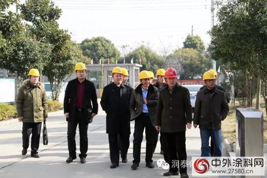 徐州邳縣及薑堰區安監局領導一行視察潤泰化學安全管理工作"109779"