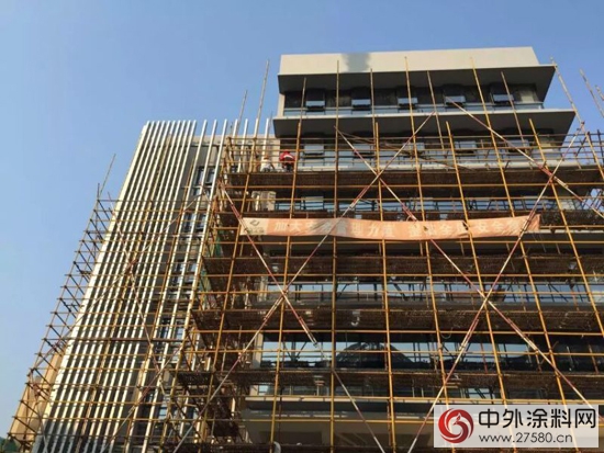 萬達集團上海雲計算中心全麵使用“銅牆鐵壁”防水抗堿外牆漆