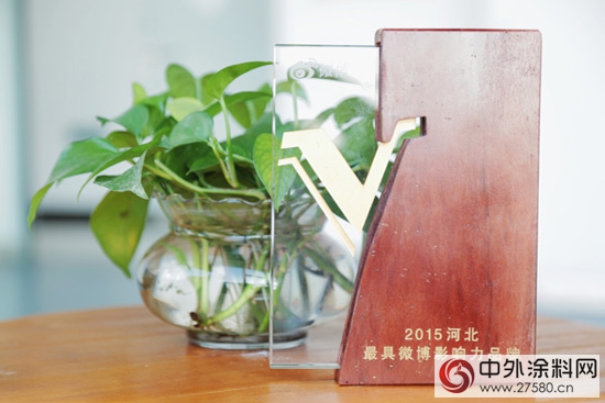 晨陽水漆官方微博獲頒“河北最具微博影響力品牌”"111941"