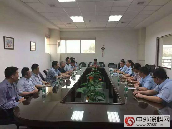 山東(dong) 塗協組考察團到訪大寶"114301"