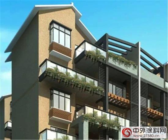 蘇格仕塗料“逸景高山”外牆真石漆工程竣工