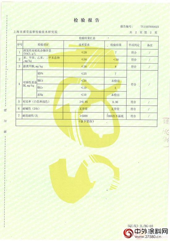 匯麗(li) 兒(er) 童漆抽查結果優(you) 於(yu) 國家標準且符合社團標準"116117"