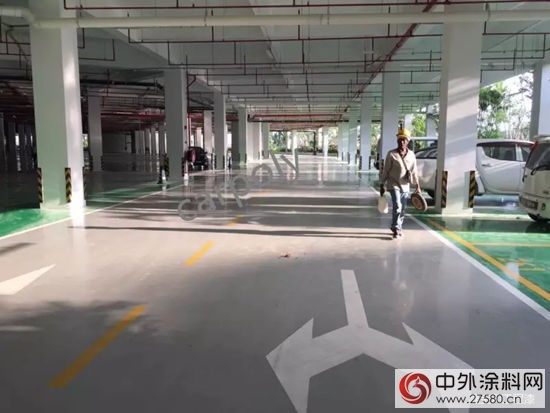 嘉寶莉地坪漆海外項目：停車場也能與(yu) 陽光海風為(wei) 伴