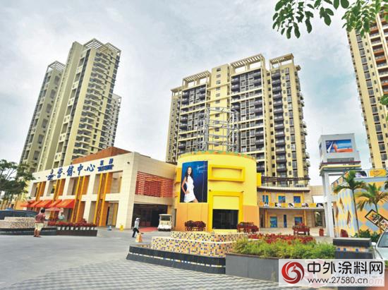 立可住三亞(ya) 鳳凰水城塗料工程正式完工