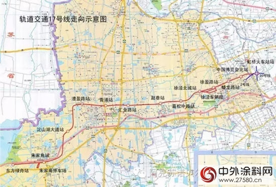 扮靚橫貫青浦的交通動脈：阿克蘇諾貝爾商用車漆塗裝上海軌交17號線