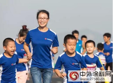 無窮花水漆 助威煙台國際馬拉鬆賽事"117912"