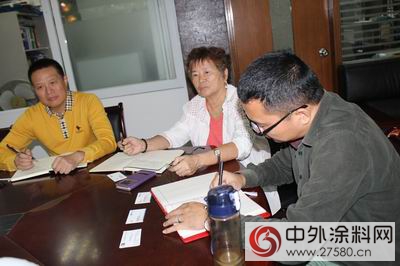 中集集裝箱公司潘佐一行到訪廣東(dong) 塗協"117981"