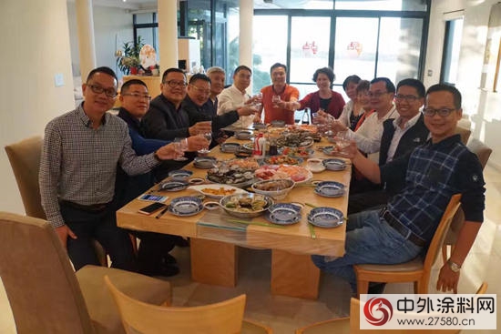 匯龍塗料董事長陳輝庭對接廣東(dong) 塗料澳洲考察團"118343"