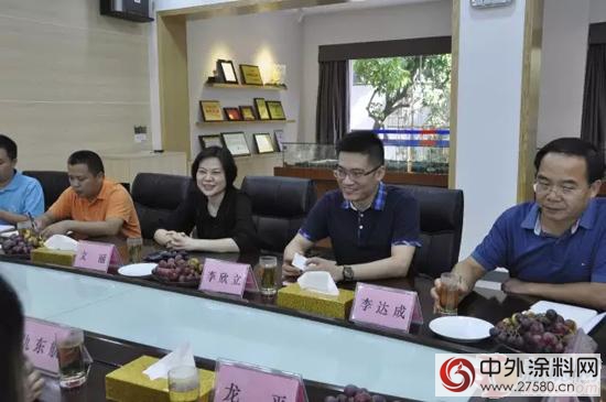 蓬江區區長李欣立一行蒞臨(lin) 嘉寶莉調研指導