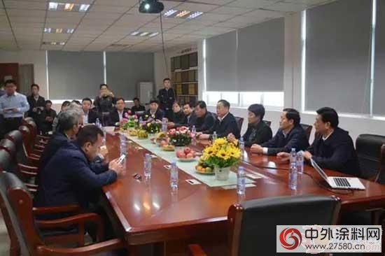 河南省濮陽市政府考察團蒞臨(lin) 萊威化工參觀考察