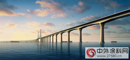 嘉寶莉漆刷上港珠澳大橋
