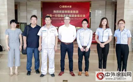 帝斯曼集團領導一行到訪晨陽水漆