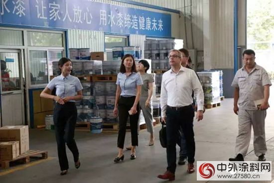 帝斯曼集團領導一行到訪晨陽水漆