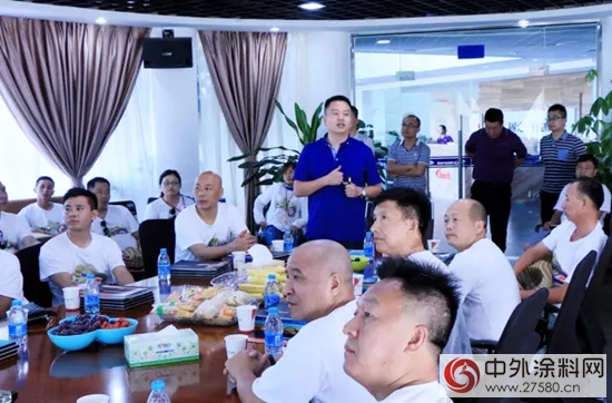 江西塗協、南塗商會(hui) 四組蒞臨(lin) 固克集團廈門生產(chan) 基地學習(xi) 考察