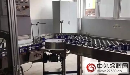 武漢雙虎塗料首條0.3L小包裝全自動生產(chan) 線全麵投入使用"123699"