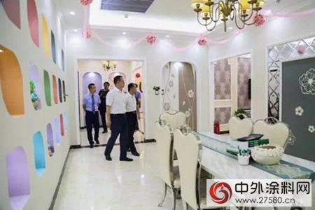 中國建築材料聯合會生態環境分會一行參觀訪問綠森林矽藻泥