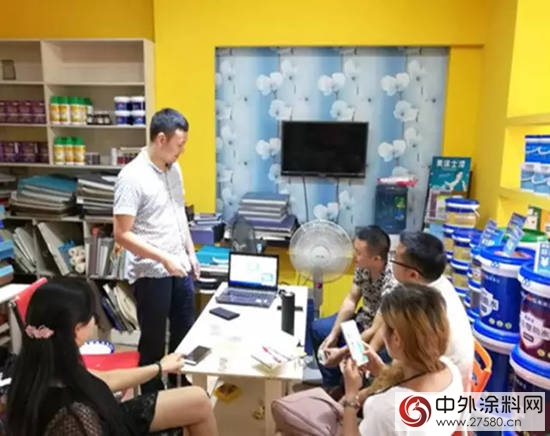 美塗士"健康高效牆麵塗裝體係“助力宜賓經銷商超前完成銷售目標！