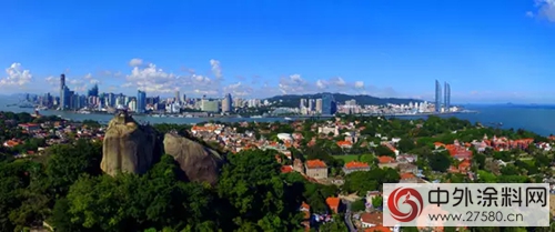 美麗(li) 廈門城市煥新，喜迎金磚五國會(hui) 議——三棵樹工程漆傾(qing) 情助力廈門城市外牆改造工程"123907"