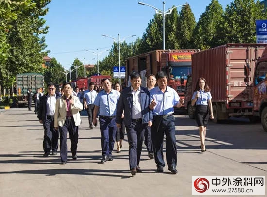南京棲霞建設股份有限公司到訪晨陽水漆"124470"