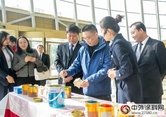 戰略合作再升華 藍光集團高層造訪晨陽水漆