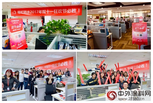 雙11防水塗料類銷量TOP 1 給雨虹防水點讚"125101"