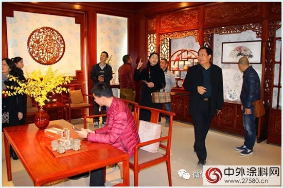 匯龍塗料一行蒞臨萬家園參觀交流