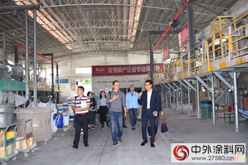 廣東(dong) 省建設工程綠色發展協會(hui) 蒞臨(lin) 自然塗參觀"125416"