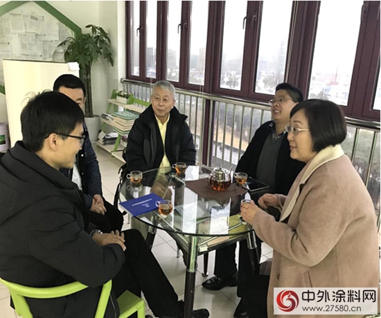 中塗協閻永江秘書長一行走訪中科院寧波材料所並考察中科銀億