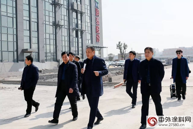 日出集團高管一行到潤泰股份參觀指導