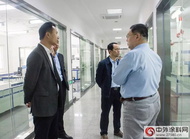佛山雅柏家具董事長一行蒞臨(lin) 東(dong) 莞大寶化工考察指導