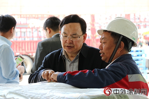 青島市質監局黨(dang) 委書(shu) 記、局長紀家棟調研青島東(dong) 方雨虹