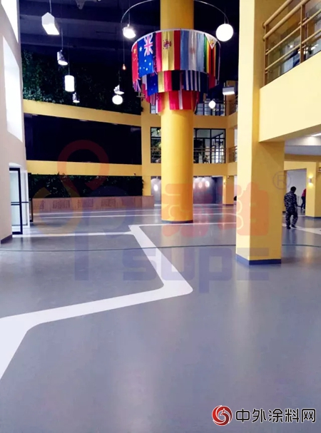 秀珀綠色地坪塗裝守護中國校園