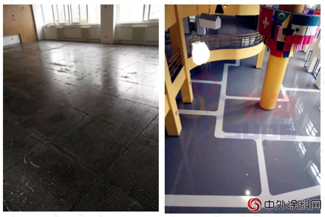 秀珀綠色地坪塗裝守護中國校園