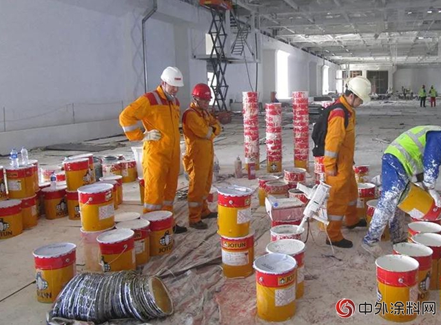 佐敦水性超薄膨脹型防火塗料，為(wei) 天津中芯國際提供綠色防護"129468"