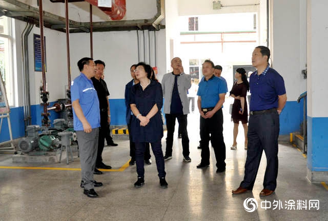 鹹陽政協副主席王江等一行蒞臨(lin) 寶塔山漆視察環保工作"129798"