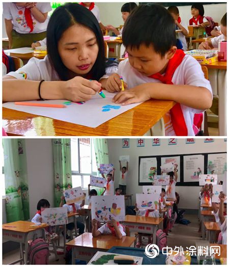 15年未修繕小學變身七彩盒子 立邦為(wei) 愛上色如何改造廣東(dong) 韶關(guan) 篛過小學"129909"