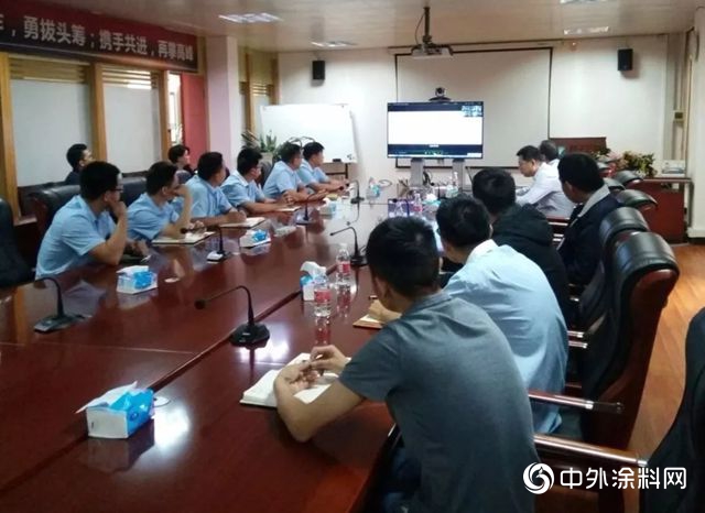 貝特爾化工到君子蘭(lan) 塗料作技術交流"130245"
