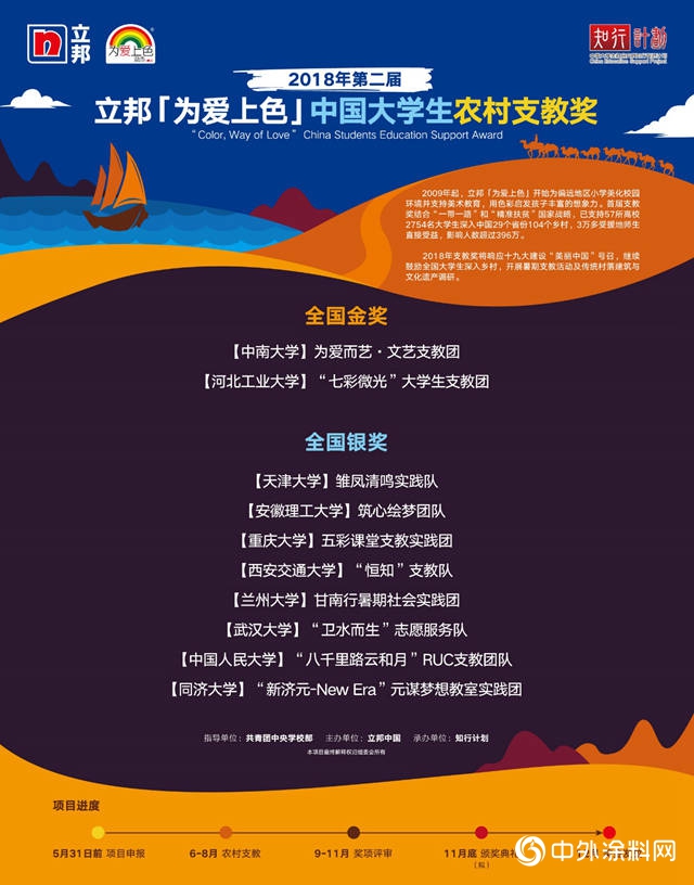 “愛的力量”第二屆立邦「為(wei) 愛上色」中國大學生農(nong) 村支教獎頒獎典禮舉(ju) 行"130916"
