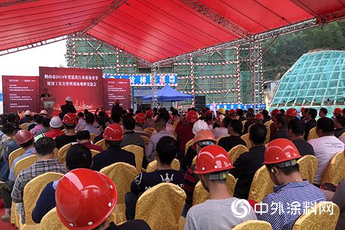 廣東(dong) 東(dong) 方雨虹助力江門鶴山市2018年質量安全現場觀摩會(hui) 