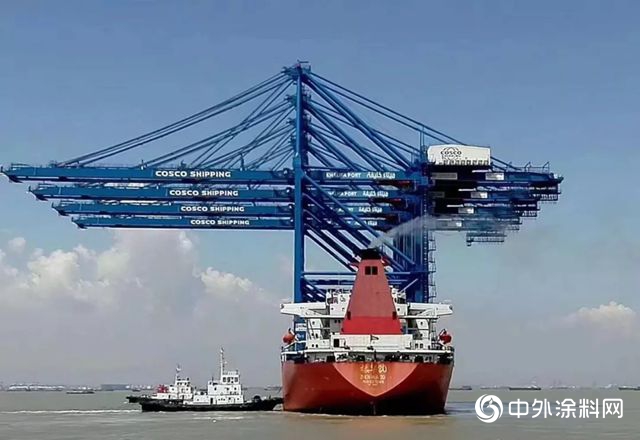中遠關(guan) 西為(wei) 中遠海運港口阿布紮比碼頭項目提供防腐保護