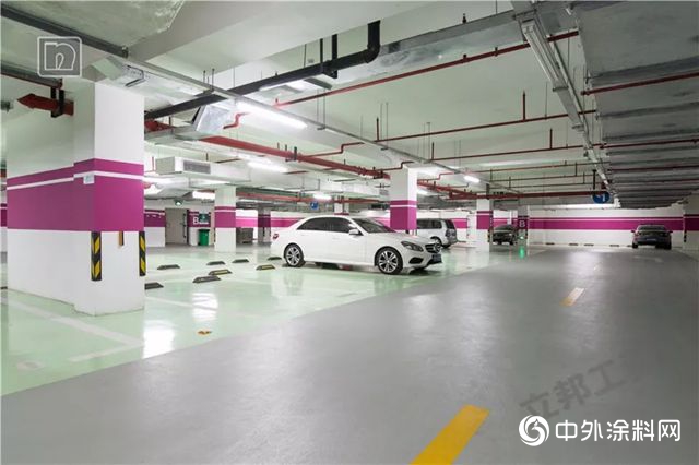 立邦工程設計中心解析2018地下停車場色彩流行風格"131333"