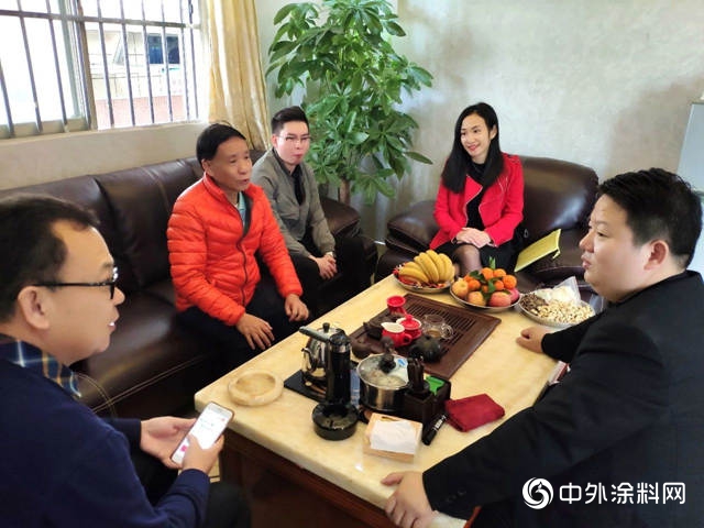 順德塗料商會(hui) 會(hui) 長胡錦釗攜工作人員蒞臨(lin) 保儷(li) 萊參觀指導