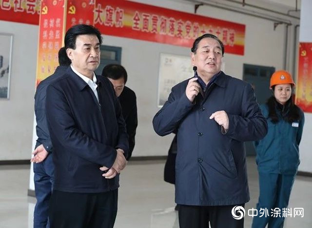 河南省政府副省長何金平一行蒞臨(lin) 龍佰集團調研和觀摩