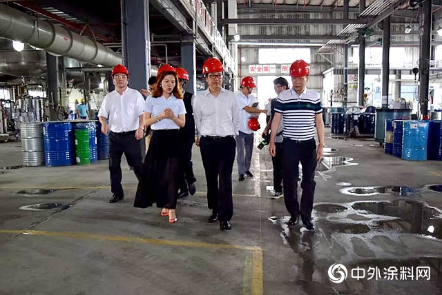 順德區委常委冼陽福帶領督導組到華隆塗料進行安全檢查工作