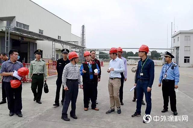 順德區委常委冼陽福帶領督導組到華隆塗料進行安全檢查工作