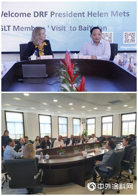 帝斯曼集團Helen Mets總裁一行蒞臨(lin) 白玉蘭(lan) 參觀考察